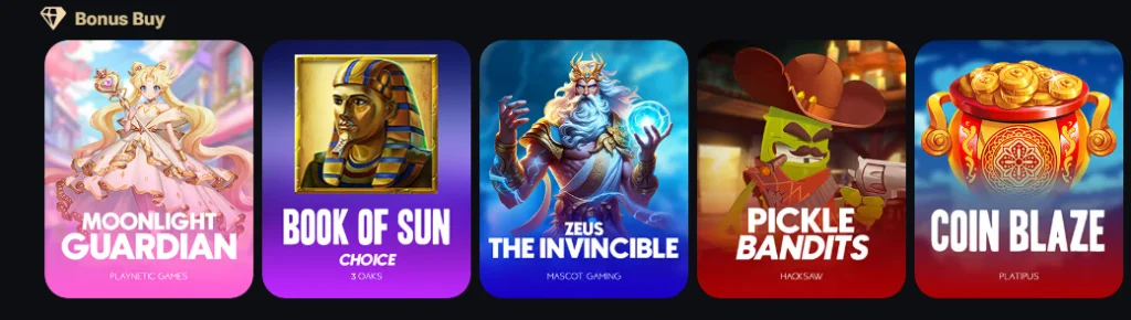Bonus Koop Slots in de lobby